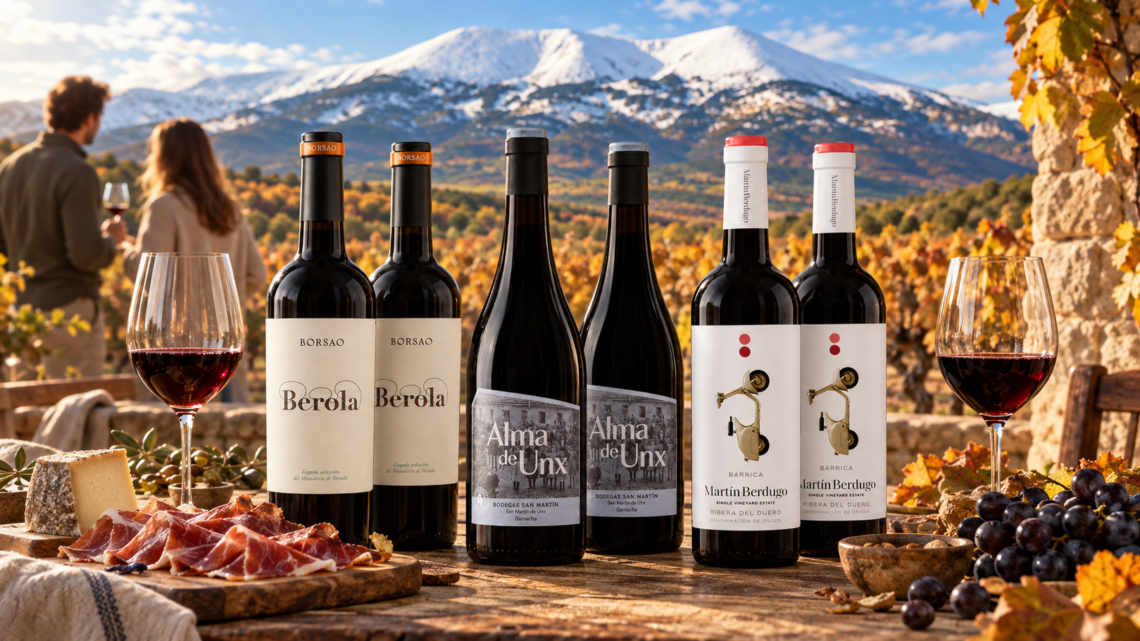 Del Moncayo al Duero: tres tintos para recorrer Campo de Borja, Navarra y Ribera del Duero